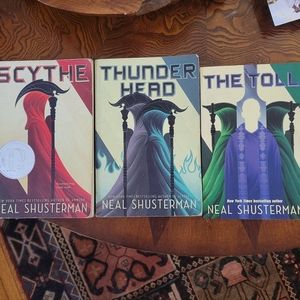Scythe Trilogy by Neil Shusterman books